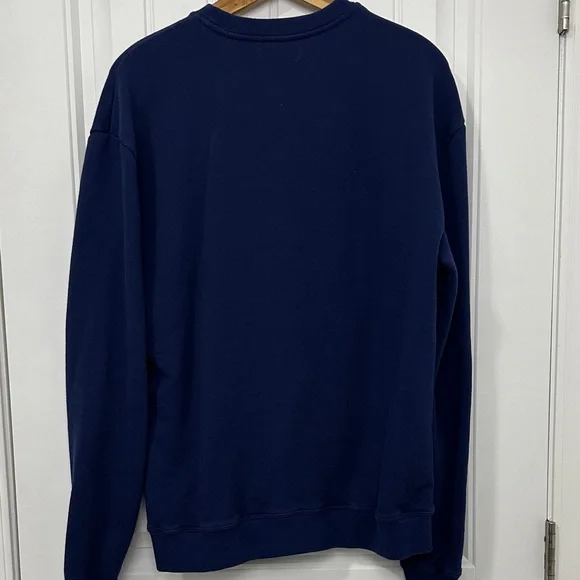 John Elliott Dark Navy Blue Crewneck Sweater Number 2 Men’s Size Medium - Picture 9 of 12